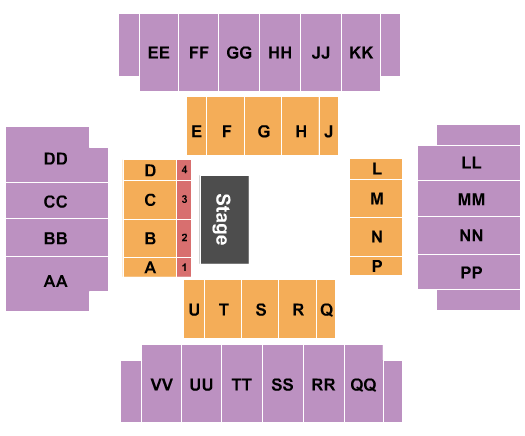 First National Bank Arena Half House Seating Chart