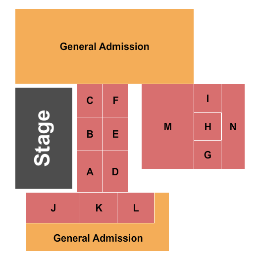 ASU Kerr Cultural Center Endstage Tables 2 Seating Chart