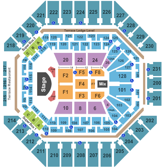 Frost Bank Center Billy Joel Seating Chart
