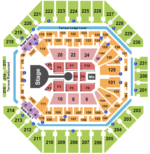 Frost Bank Center Casting Crowns Seating Chart