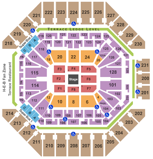 Frost Bank Center Comedy Get Down Tour Seating Chart