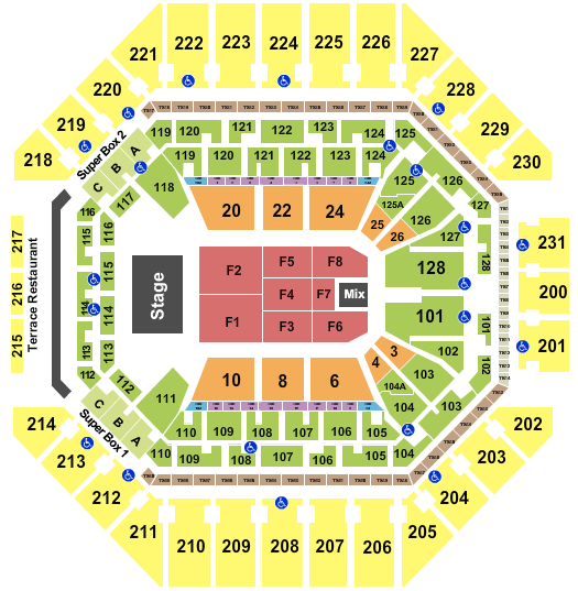 Frost Bank Center Daddy Yankee Seating Chart