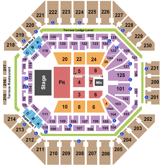 Frost Bank Center Dan and Shay Seating Chart