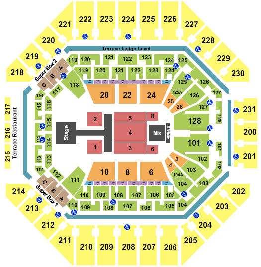 Frost Bank Center Dude Perfect Seating Chart