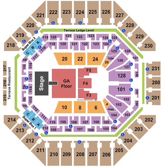 Frost Bank Center Greenday Seating Chart