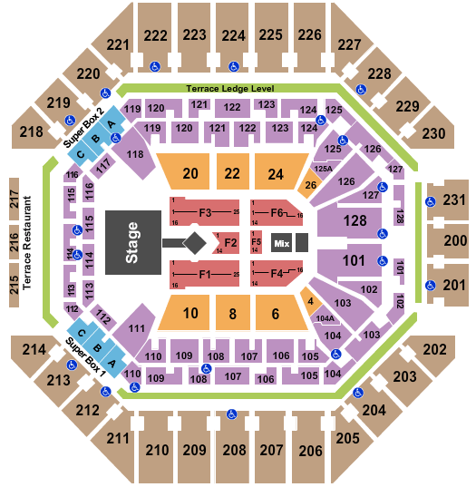 Frost Bank Center J-Lo Seating Chart