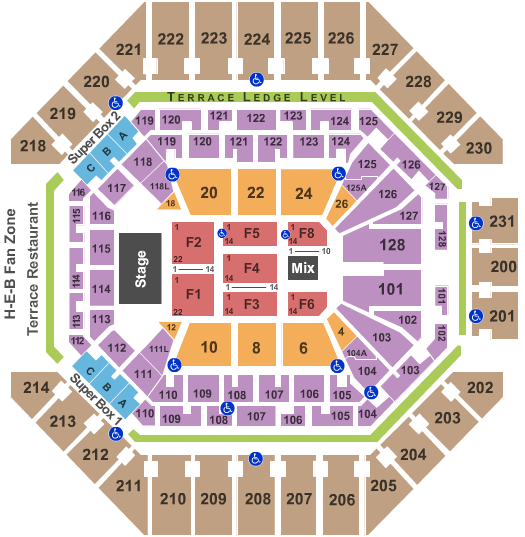 Frost Bank Center Janet Jackson Seating Chart