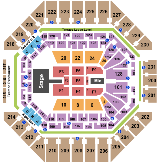 Frost Bank Center Journey & Def Leppard Seating Chart