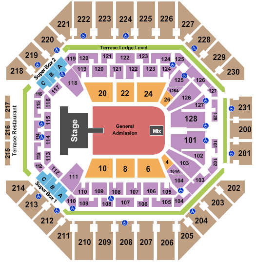 Frost Bank Center Khalid Seating Chart