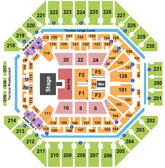 Frost Bank Center Luke Combs Seating Chart