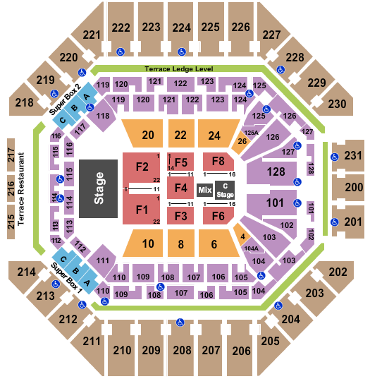 AT&T Center Maluma seating chart - eventticketscenter.com