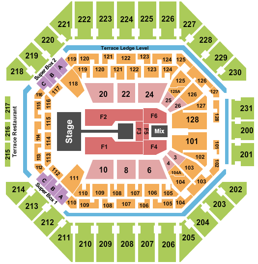Frost Bank Center Michael Buble 2 Seating Chart