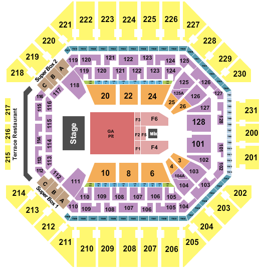 Frost Bank Center My Chemical Romance Seating Chart