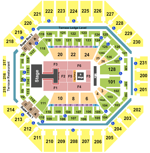 Frost Bank Center NKOTB 2022 Seating Chart