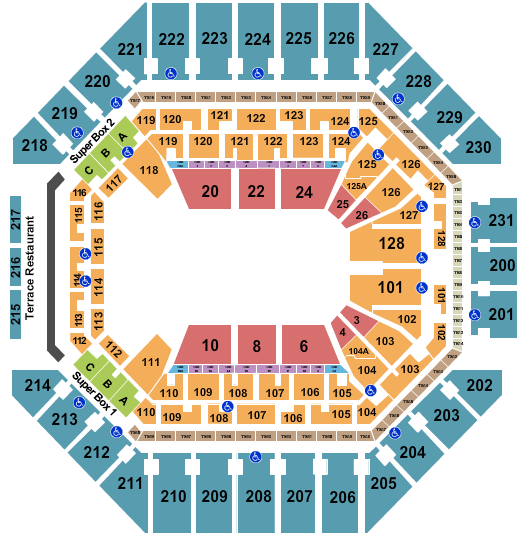 Frost Bank Center PBR Seating Chart