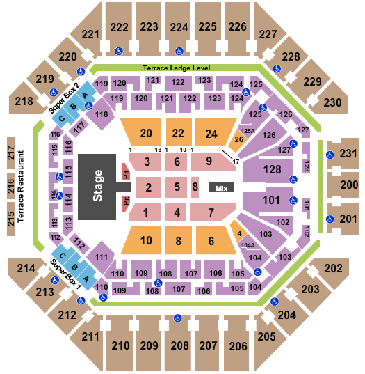 Frost Bank Center Pentatonix Seating Chart