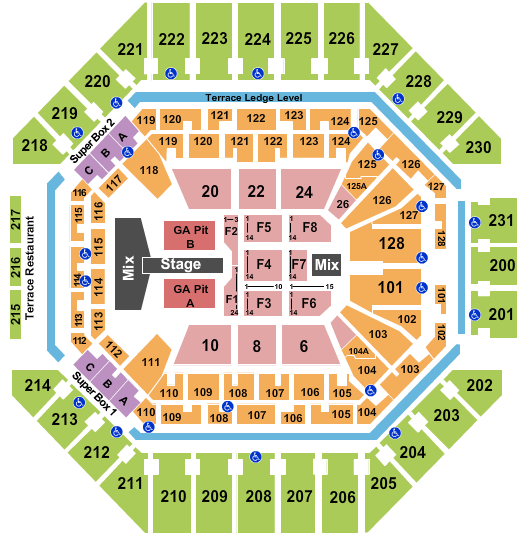 Frost Bank Center Post Malone Seating Chart