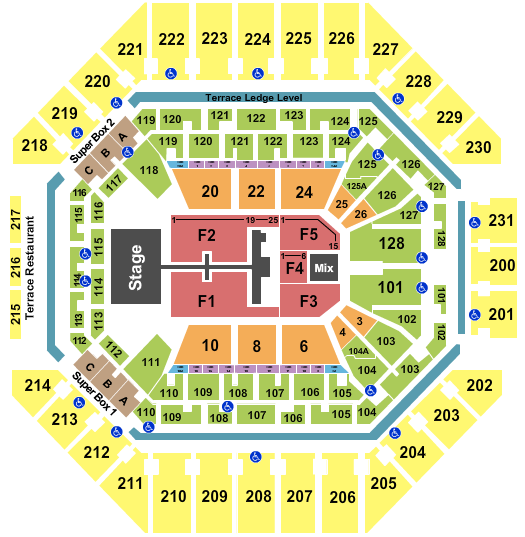 Frost Bank Center TobyMac Seating Chart