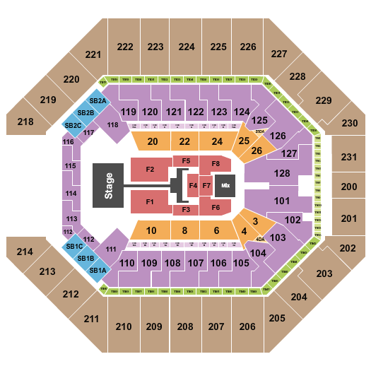 Frost Bank Center TobyMac Seating Chart