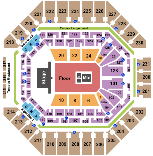 Frost Bank Center Twenty One Pilots Seating Chart