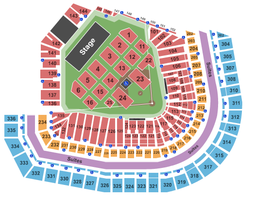 Oracle Park Endstage Seating Chart