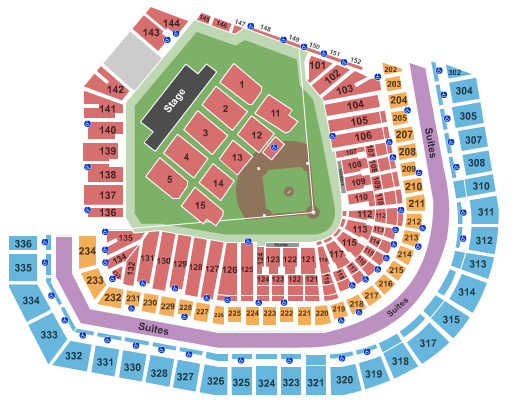 Oracle Park Journey Seating Chart