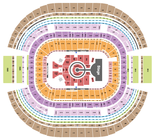 AT&T Stadium Beyonce 2 Seating Chart