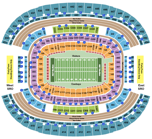 Bryant Denny Stadium Seating Chart 2017