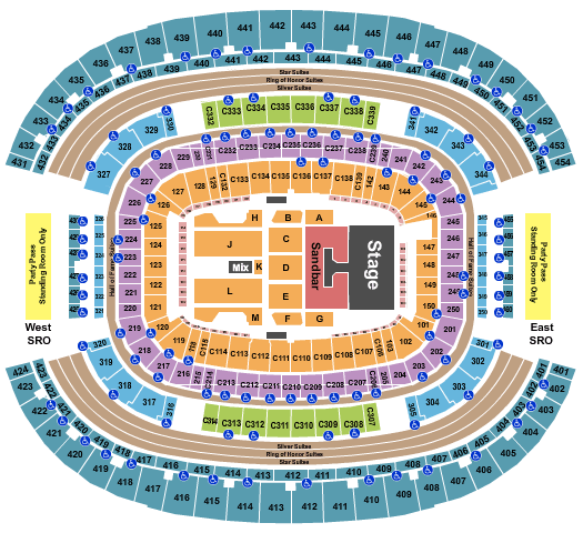 AT&T Stadium Kenny Chesney1 Seating Chart