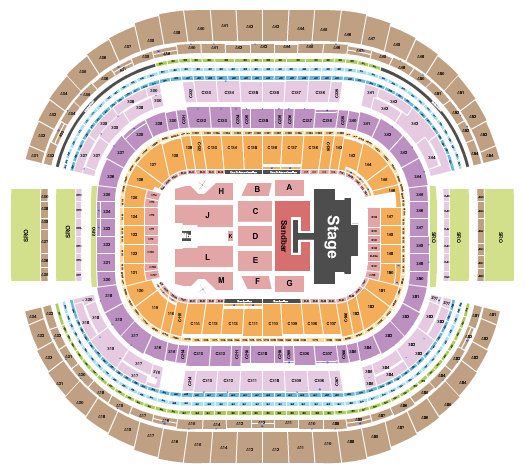 AT&T Stadium Kenny Chesney 2 Seating Chart