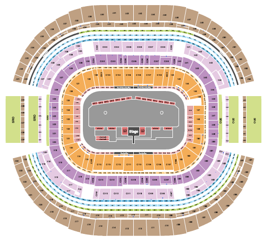 AT&T Stadium Kid Rock Seating Chart
