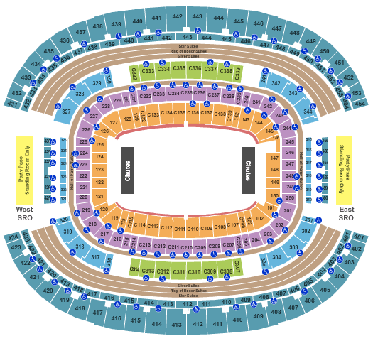 AT&T Stadium PBR Seating Chart