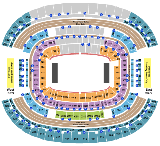 AT&T Stadium PBR 2 Seating Chart