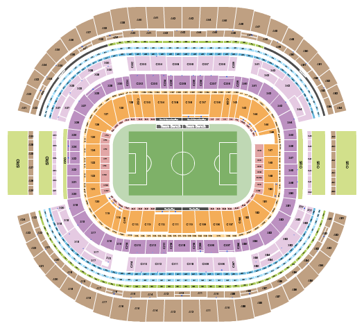 AT&T Stadium Soccer 2 Seating Chart
