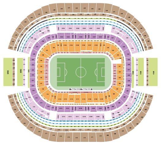 AT&T Stadium Soccer 2 Seating Chart