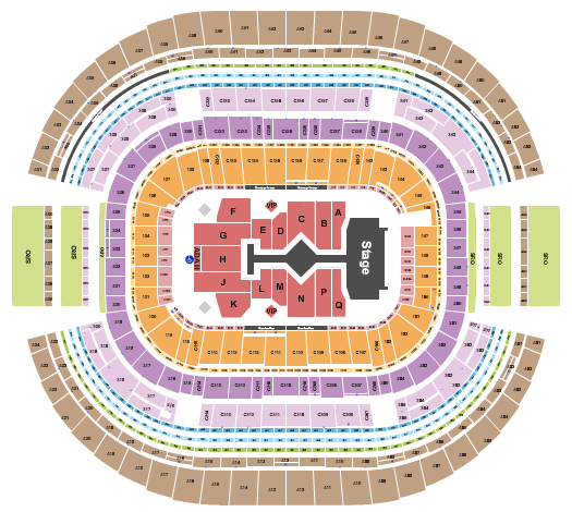 seating chart for AT&T Stadium - Taylor Swift 2022 - eventticketscenter.com