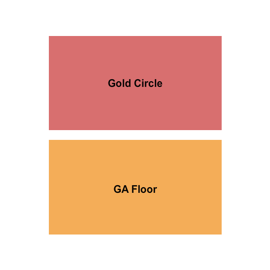 AV Fair & Event Center Gold Circle -  GA Floor Seating Chart