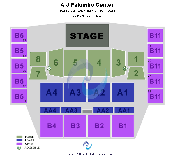 UPMC Cooper Fieldhouse End Stage 2 Seating Chart