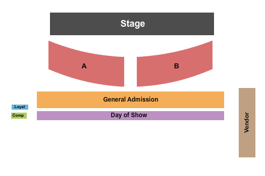 Abacoa Town Center Amphitheatre Reserved - GA Seating Chart