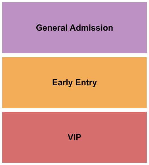 Abba's House VIP/Early Entry/GA Seating Chart