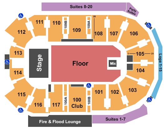 Abbotsford Centre Lynyrd Skynyrd Seating Chart