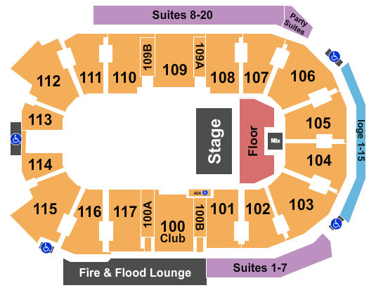 Abbotsford Centre Quarter House Seating Chart