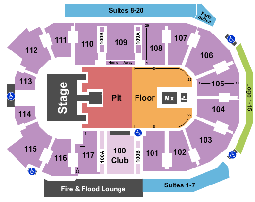 Rogers Forum Bailey Zimmerman Seating Chart