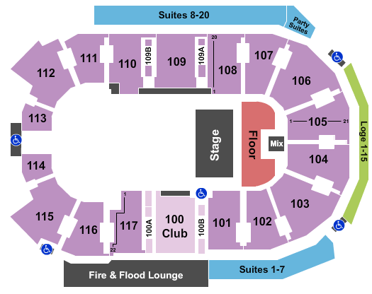 Abbotsford Centre Gord Bamford Seating Chart