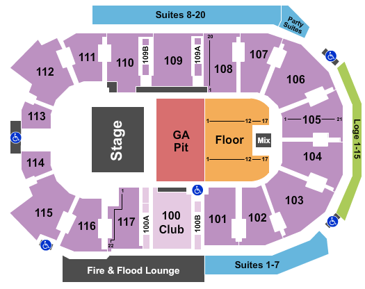 Abbotsford Centre Maren Morris Seating Chart