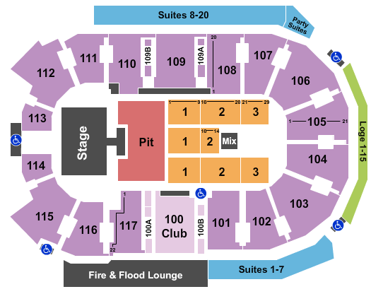 Abbotsford Centre Rascal Flatts Seating Chart