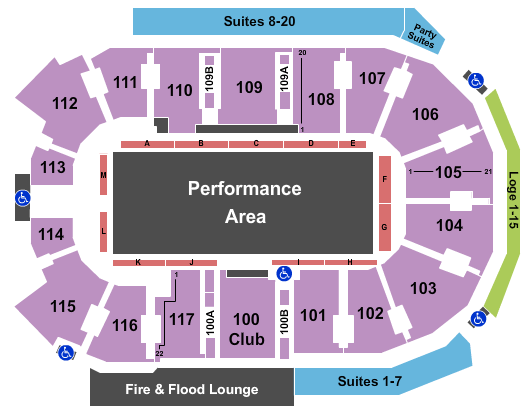 Abbotsford Centre Rock the Rink Seating Chart