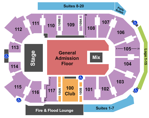 Abbotsford Centre The Black Crowes Seating Chart