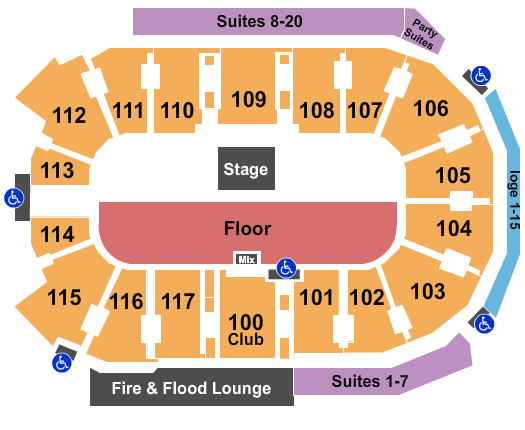 Abbotsford Centre Abbyfest Seating Chart