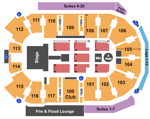 Abbotsford Centre Chris Tomlin Seating Chart